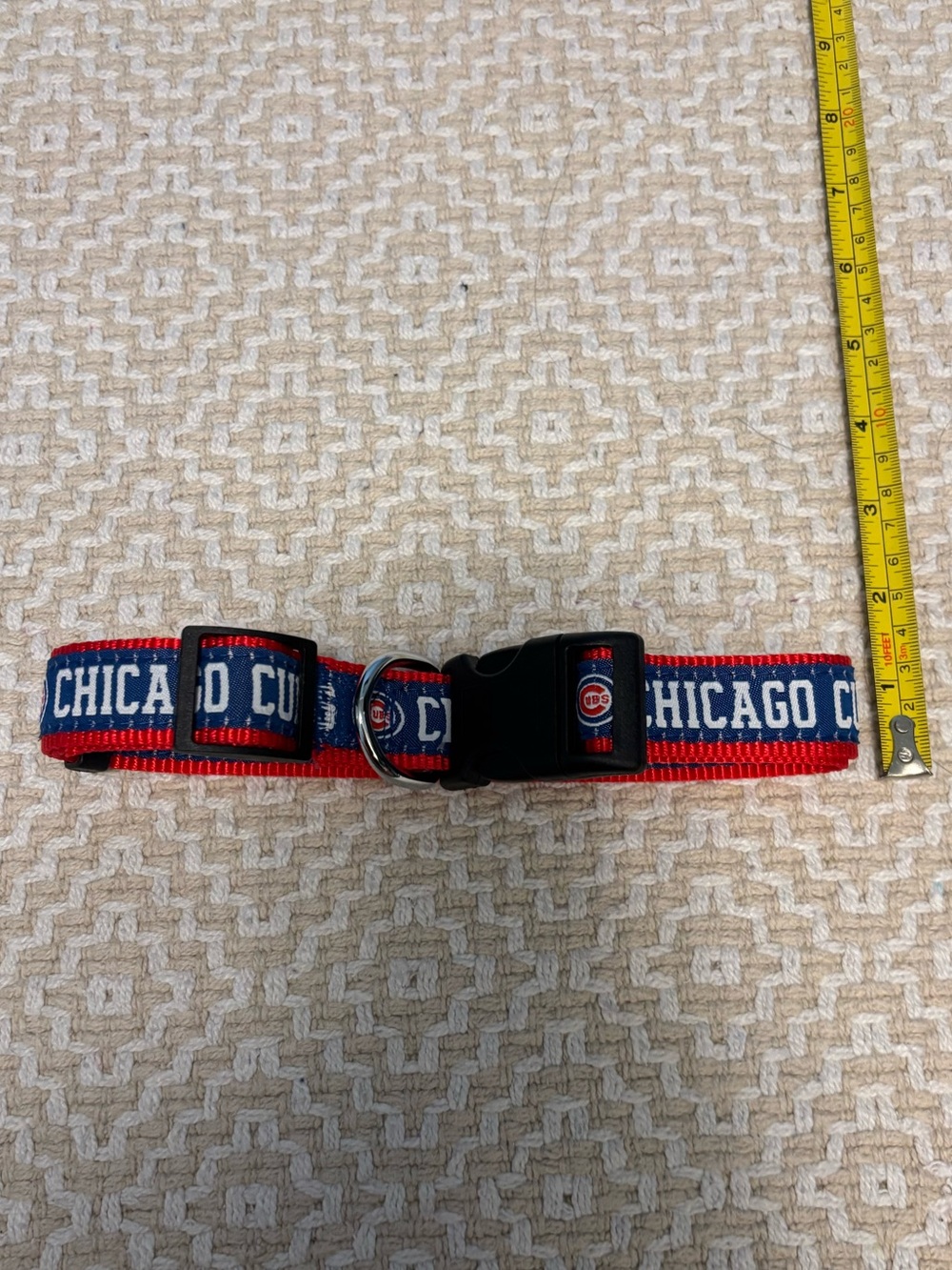 Chicago Cubs MLB dog collar large adjustable